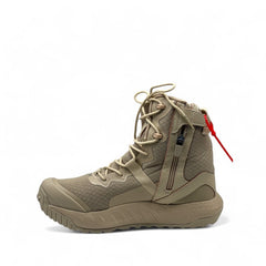 Bota media caña con cremallera