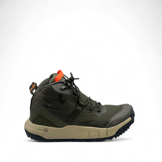 Bota media caña verde oliva