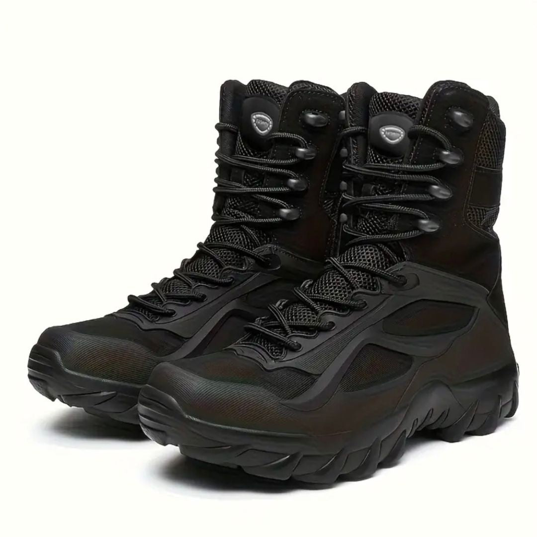 bota caña alta militar