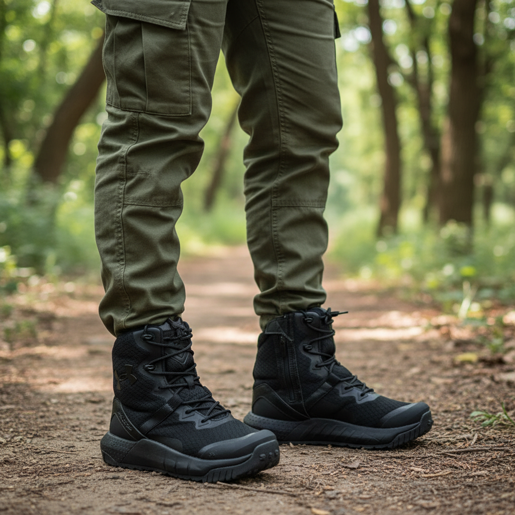 Bota Táctica  MG  cremallera  para hombre