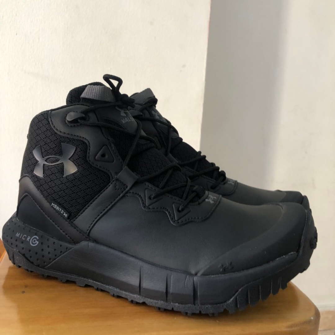 Bota Tactica hombre con punta de cuero