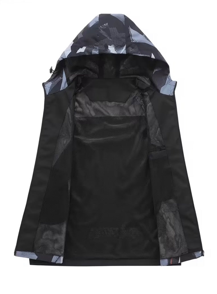 CHAQUETA ROMPEVIENTOS PARA HOMBRE.