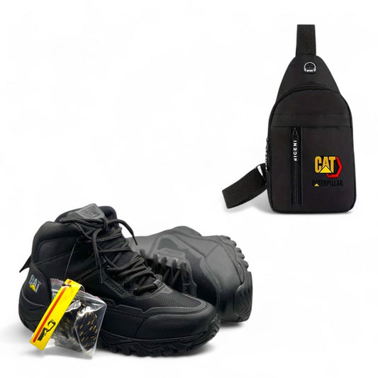 BOTAS MAS BOLSO DE MANO CAT