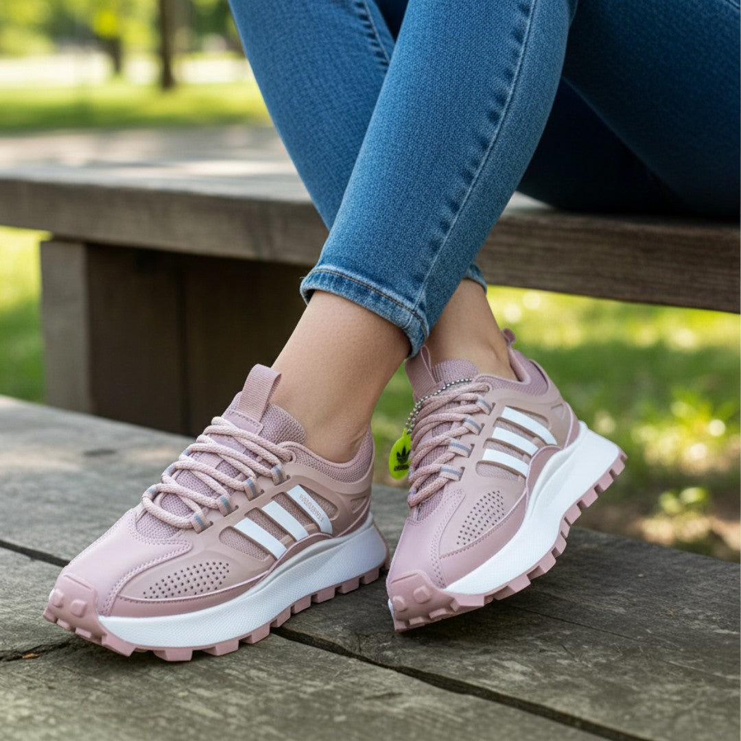 Calzado de mujer deportivo rosa