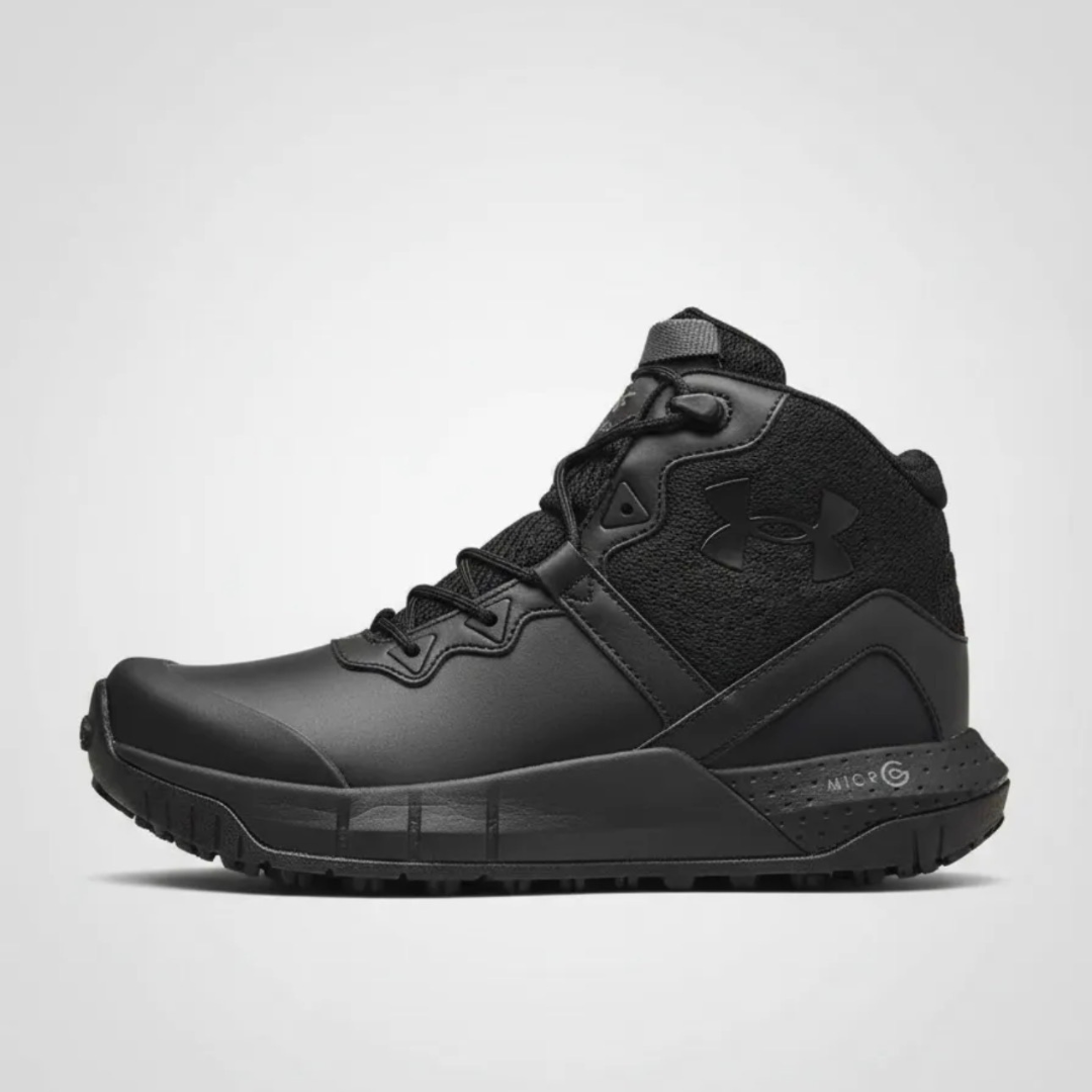 Bota Tactica hombre con punta de cuero