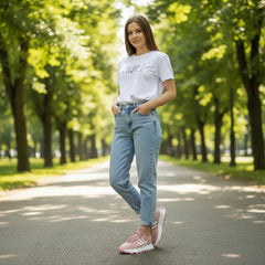Calzado de mujer deportivo rosa