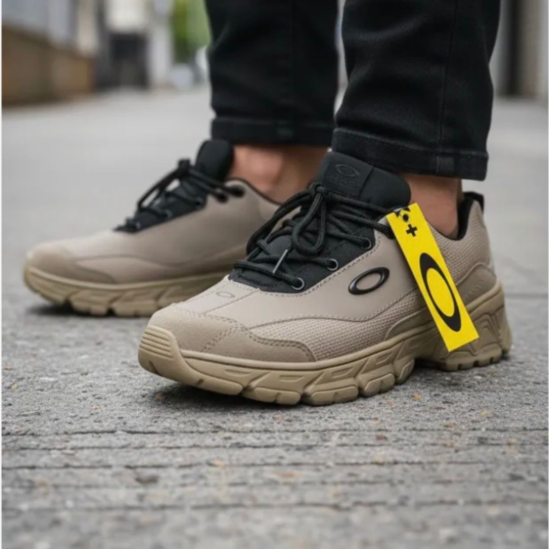 Tenis Urbanos hombre  arena  x negro