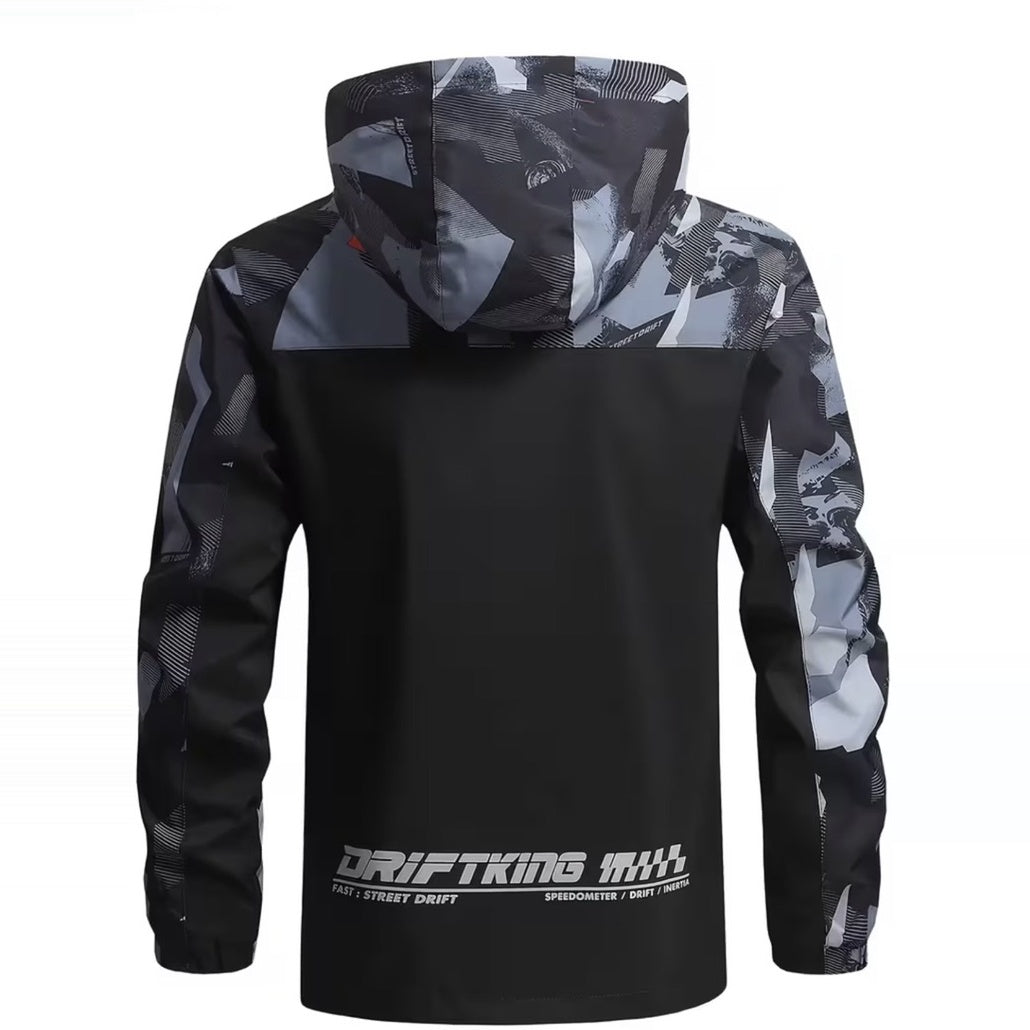 CHAQUETA ROMPEVIENTOS PARA HOMBRE.