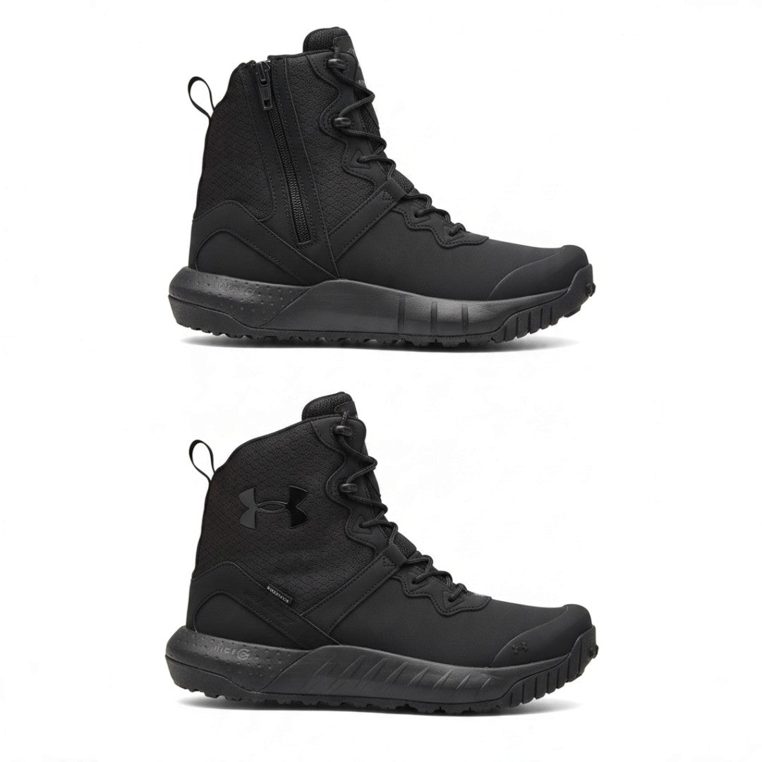 Bota Táctica  MG  cremallera  y cuero