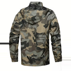 CHAQUETA ROMPEVIENTOS PARA HOMBRE camuflada
