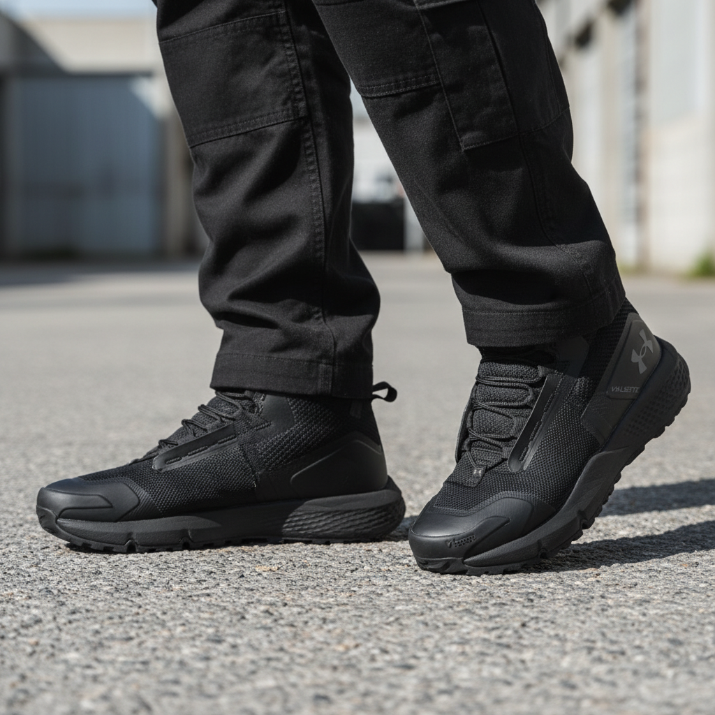 Bota Tactica media caña vibram para hombre