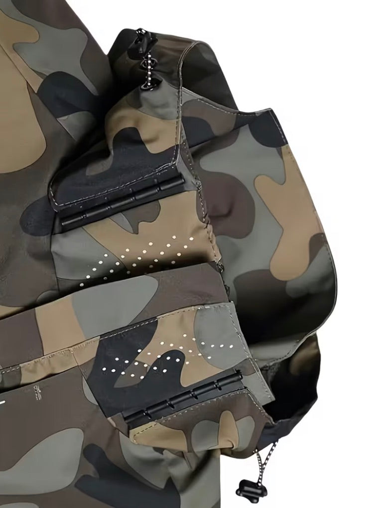 CHAQUETA ROMPEVIENTOS PARA HOMBRE camuflada