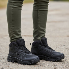 Bota   caña corta   Negra  dama.